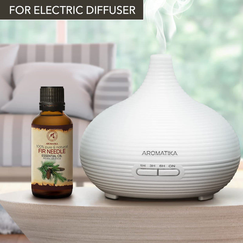 Spruce Needle Oil 50 Ml - 100% Natural Essential - Abies Sibirica - Fir Oil For Sauna - Body Care - Relaxation - Aroma Diffuser - Room Fragrance - Fragrance Lamp - Inhalation - NewNest Australia