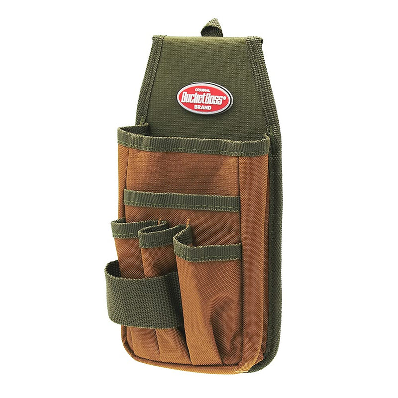 Bucket Boss - Utility Pouch with FlapFit, Pouches - Original Series (54170), Brown 600 Denier Polyester - NewNest Australia