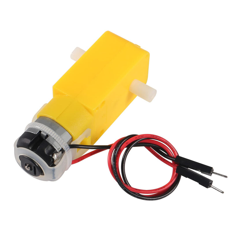 Dorhea 6PCS DC Electric Gear Motor TT DC 3V-6V Prewired Gear Motor Dual Shaft Intelligent Car Chassis for DIY Smart Car Robot Aircraft Toys/Robotic Body/Four-Wheel Drive Toy Car 6pcs Prewired - NewNest Australia