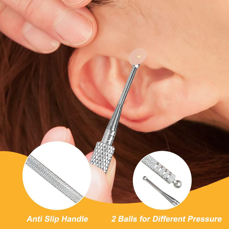 Acupuncture Pen, Acupuncture Needles, Massage Stick - 2 Pieces Acupressure Pen Accessories For Physiotherapy, Trigger Point Massager, Finger Massage Stick, Occupational Therapy Material, Length 10 Cm - NewNest Australia
