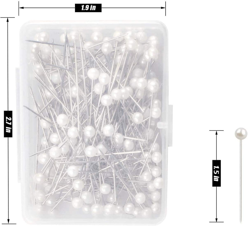 Push Pins, Map pins 200 PCS 1.5 in Pearlized Ball Head Pins Straight Pins Sewing Pins for DIY Sewing Crafts - NewNest Australia
