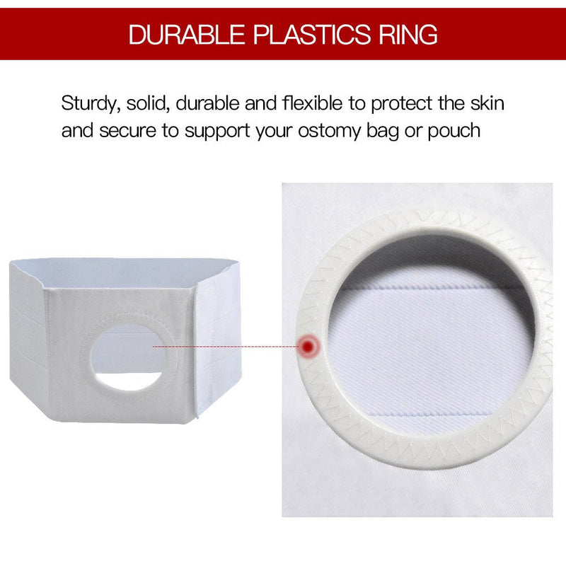 Men Or Women Medical Ostomy Belt Ostomy Hernia Support Belt Abdominal Stoma Binder Brace Abdomen Band Stoma Support (Hole 3.14") for Colostomy Patients to Prevent Parastomal Hernia Stoma Opening (XS) XS - NewNest Australia