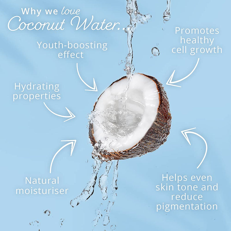 Skinny Tan Coconut Water Serum 145ml | Tanning Serum with Youth Boosting Q10 and Vitamin E | Instant Tan | Coconut And Vanilla Aroma| Cruelty Free & Vegan Skincare for Radiant Natural Glow - NewNest Australia