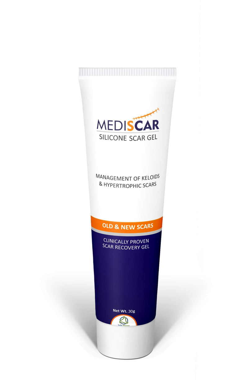 MediScar Silicone Scar Gel 30g – Keloid Scar Treatment – Hypertrophic Scar Removal Gel- Scar Removal for Face, Body, Stretch Marks, C-Sections, Surgical Marks, Acne – Old and New Scars - NewNest Australia