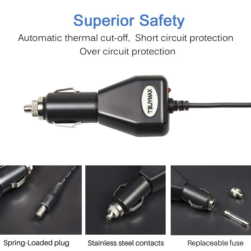 12 Volt Car Vehicle Lighter Adapter for Spectra S1, S2 Breast Pump - Replacement Power Adapter for Spectra S1,S2 Pumps Made After Feb 2015 - NewNest Australia