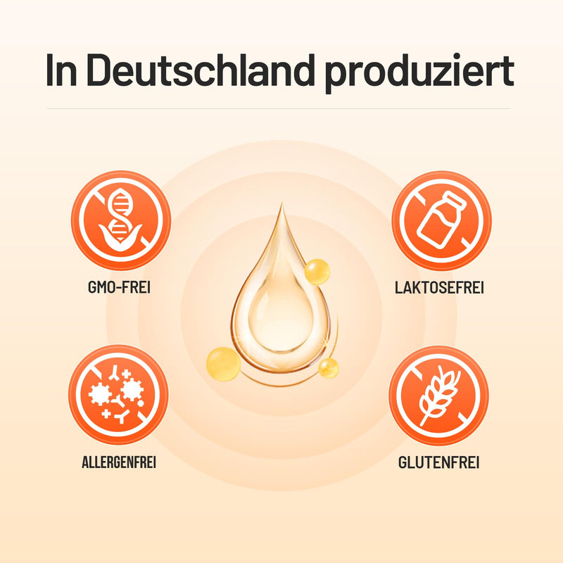 Vitamin D3 K2 high-dose drops - 50ml, 1000 IU vitamin D3 per drop, vegetarian, without additives, produced in Germany - NewNest Australia