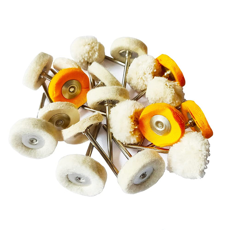 78 Pcs Polishing Buffing Wheel Set for Dremel Polishing Kit Felt Wool Cotton 1/8inch Shank Pad Rotary Tool Accessories - NewNest Australia