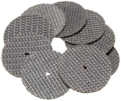 Drilax 50 Pcs Reinforced Fiberglass 1 1/4 inch Cut Off Wheels Abrasive Cutting Tool Disc with 4 Mandrels Included Rotary Discs Compatible With Dremel 426 - NewNest Australia