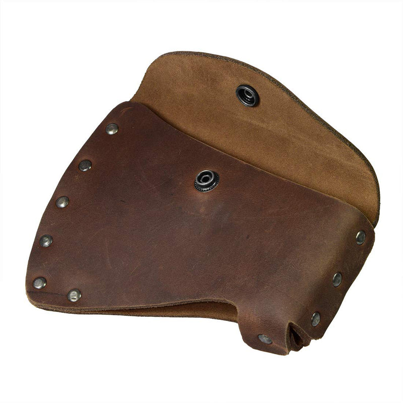 Hide & Drink, Durable Leather Hatchet Head Sheath Holster for 1.5 in. Belts, Axe Case, Blade Cover, Lumberjack Outdoors Work Essentials, Handmade Includes 101 Year Warranty :: Bourbon Brown - NewNest Australia