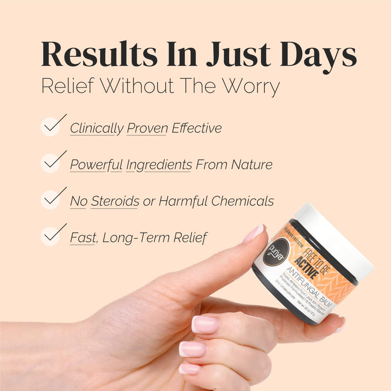Puriya Antifungal Cream, Doctor Formulated Athletes Foot Cream, Jock Itch, Anti Itch Cream Extra Strength & Ringworm Treatment for Humans, Fast Acting, Plant-Based Balm with high dose of Tea Tree Oil - NewNest Australia