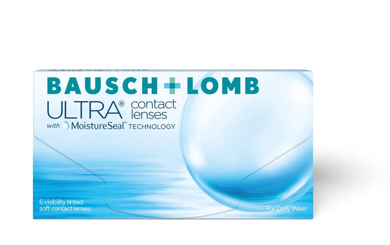 Bausch + Lomb Ultra Contact Lenses With Moisture Seal Technology Monthly Lenses Soft Bc 8.5 Mm / Dia 14.2, Clear, 6, Bc 8.5 Millimeters, Dia 14.2 Millimeters, -1.25 Diopters - NewNest Australia