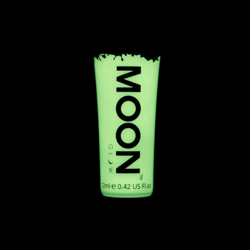 Moon Glow – Glow in the Dark Face & Body Paint - 12ml Invisible – Phosphorescent - Charge to Glow - NewNest Australia