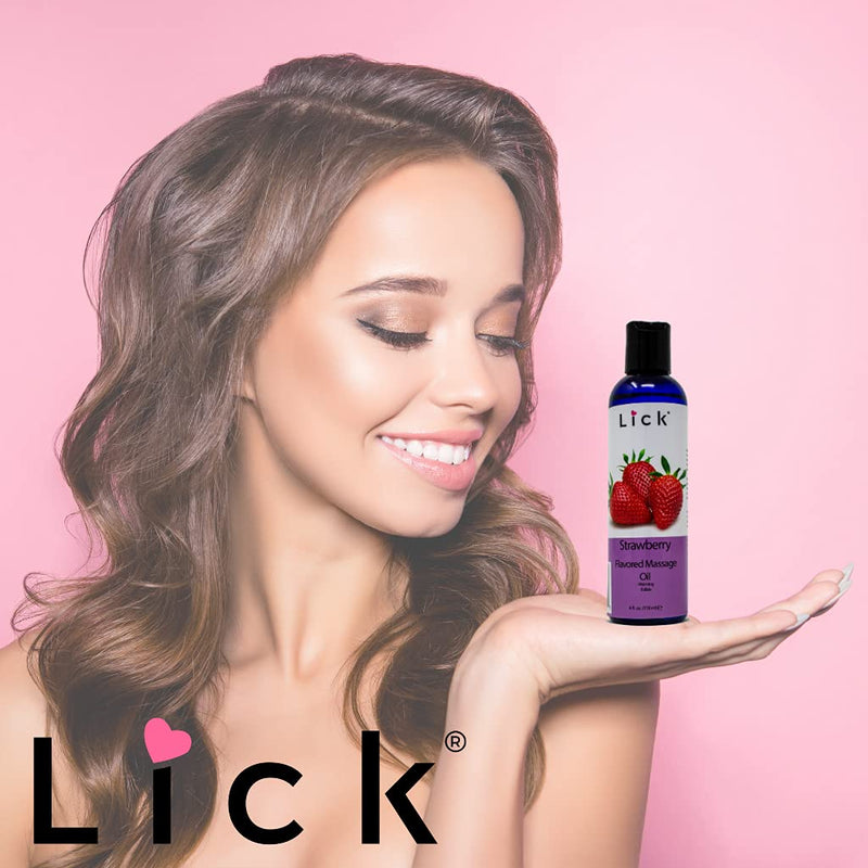 Strawberry Flavored Massage Oil for Massage Therapy - Relaxing Muscle Massage for Men and Women with Natural Vitamin e Oil with Aromatherapy Oils for Skin use - Essential moisturizing Body Oils 4 oz - NewNest Australia