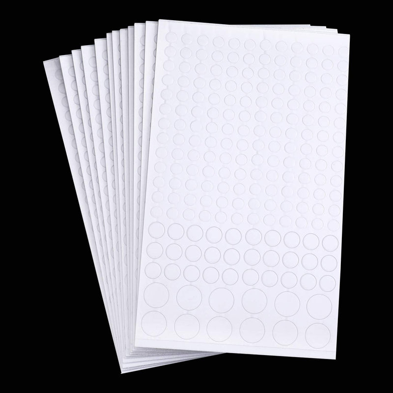 2376 Pieces Foam Dots Dual-Adhesive 3D Foam Dots 3 Sizes Pop Foam Dots Round Adhesive Foam Mounts for Craft DIY Art Scrapbooking Cards Decoration Supplies, 12 Sheets 2376 - NewNest Australia