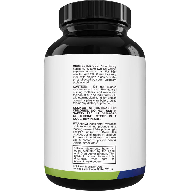 Nootropics Brain Supplement Support - Memory Booster for Mind Focus - DMAE Pills for Concentration Improve Brain Function Neuro & IQ with Bacopa Monnieri and L-Glutamine for Men and Women 60 Count (Pack of 1) - NewNest Australia