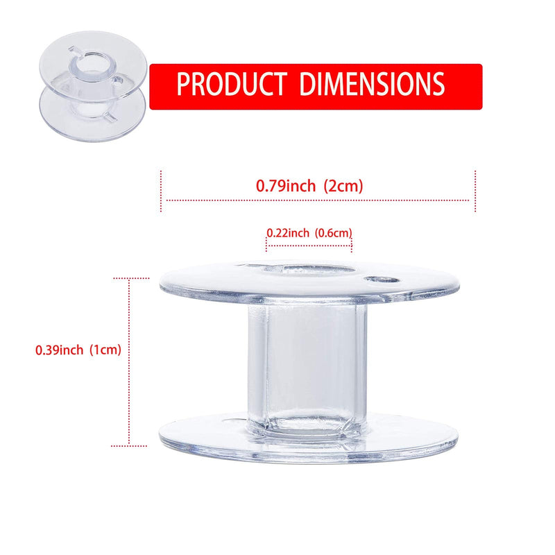 100 Pack Bobbins for Brother Sewing Machine, SA156 Bobbins for Sewing Machine - NewNest Australia