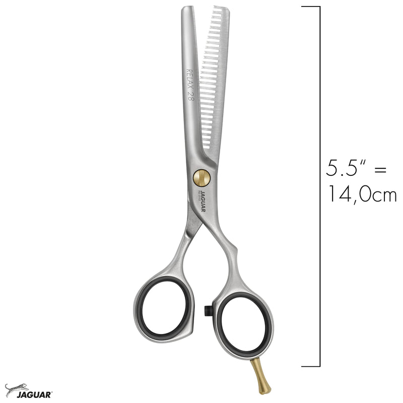 JAGUAR modeling scissors PRE STYLE RELAX 28 5.5" | texturing scissors with 28 thinning teeth in offset design | matted | Made in Germany - NewNest Australia