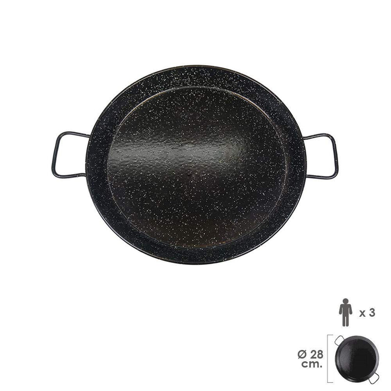 Garcima 11-Inch Enameled Steel Paella Pan, 28cm - NewNest Australia