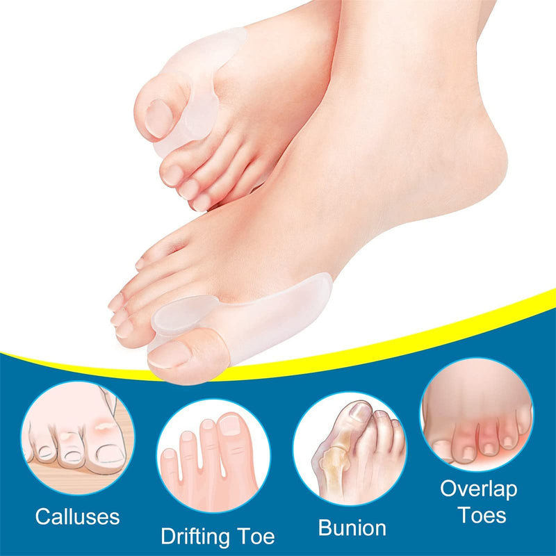 8 Bunion Cushion Protectors, Bunion Pad Bunion Protection, Bunion Corrector Toe Separator For The Big Toe, Bunion Shield For Hallux Valgus, Pain Relief, Bunion Pain, Pressure - NewNest Australia