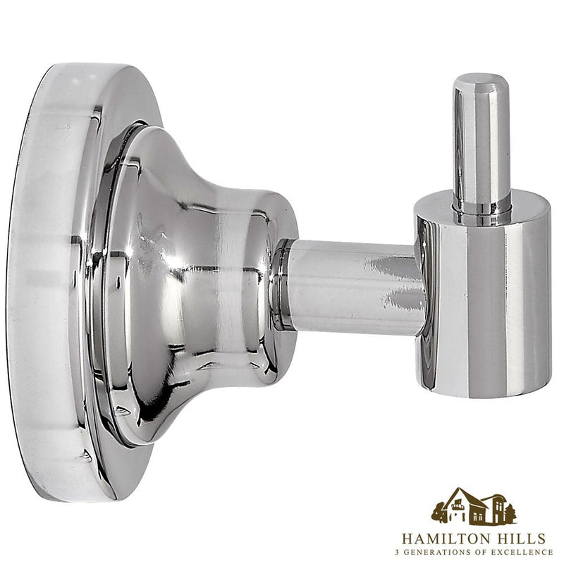 Classical Design Polished Chrome Towel Hook | Premium Quality Stainless Steel Hanging Robe Holder | Traditional Wall Mounted Fixture |  Bathroom, Kitchen or Coat Closet Hook - NewNest Australia