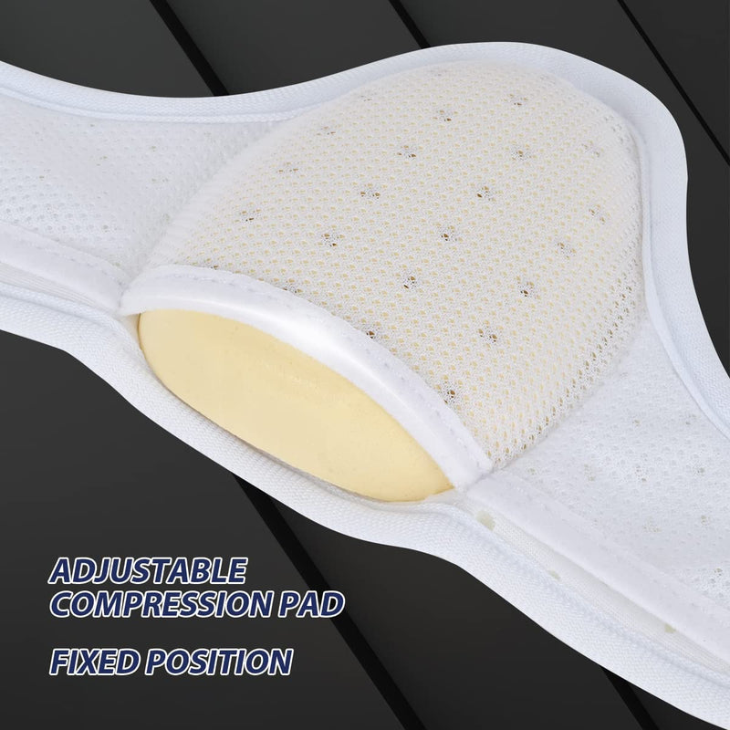 Tenbon Hernia Belt For Men, Inguinal Hernia Support, Medical Hernia Protection, Inguinal Brace For Single Sports Hernia, Adjustable Waist Belt With Removable (White, L) - NewNest Australia