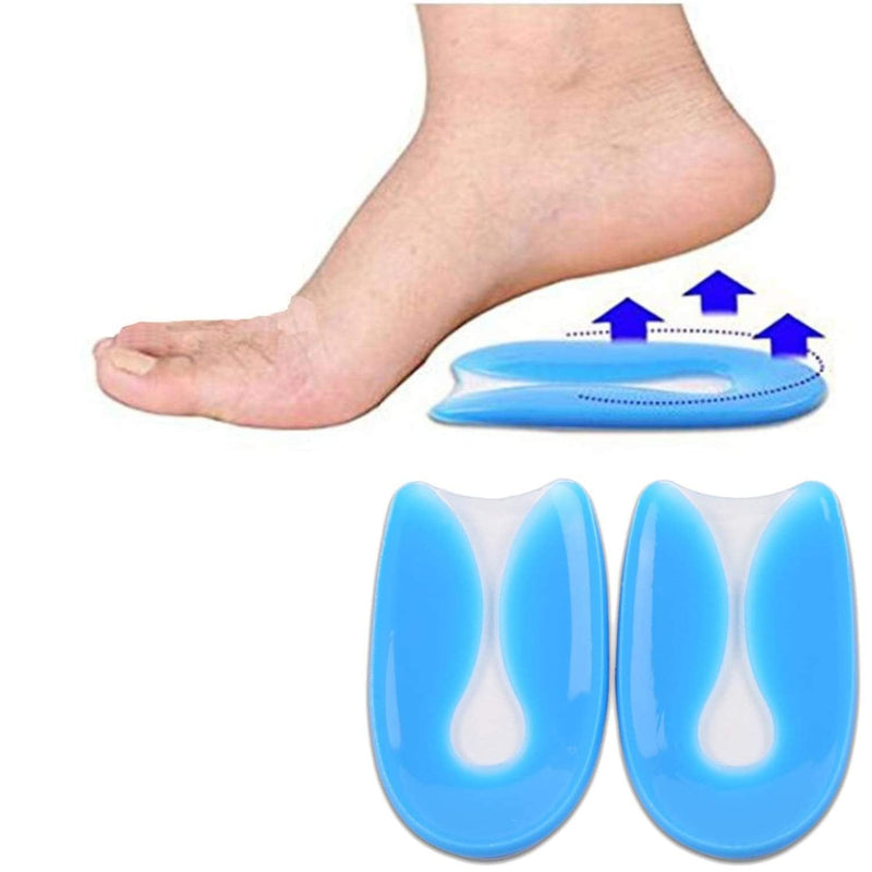 PEDIMEND U-Shaped Silicone Gel Heel Cup – Heel Protector - Heel Spur Cushion Pad - Shoe Inserts Insole - Pain Relieve Spur Pads - Insole for Metatarsal Pain/Arch Pain – Unisex - Foot Care (UK: 6-11) UK: 6-11 - NewNest Australia