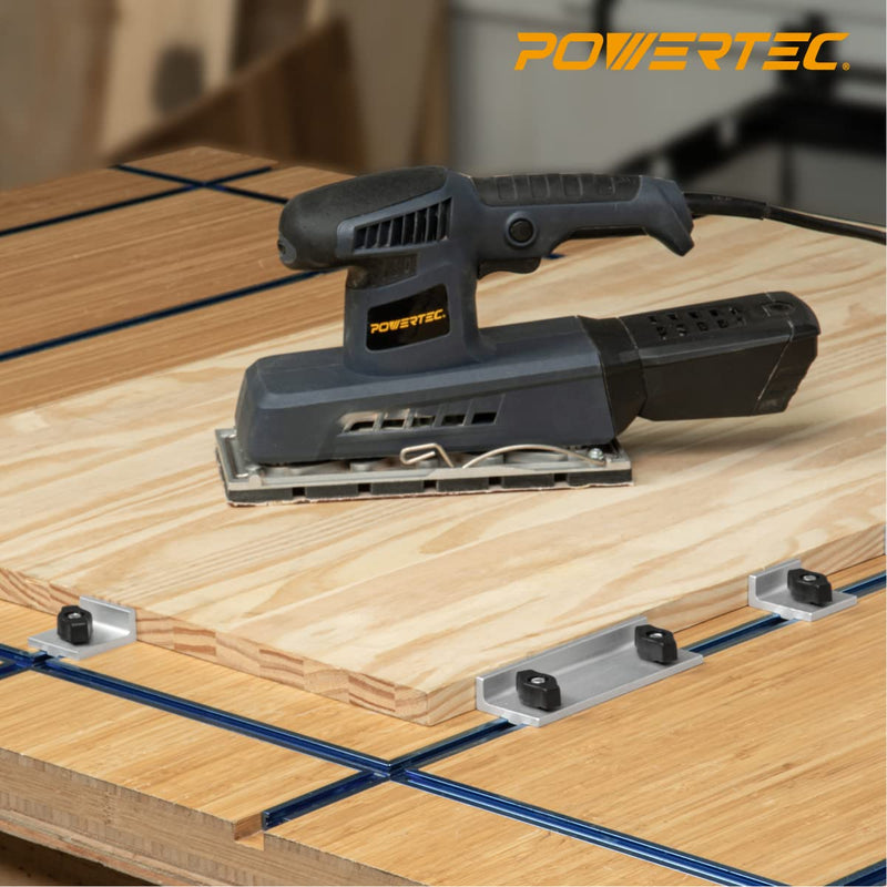 POWERTEC 71696 Universal Long Stop Kit for T-Track System with Wing Knobs, 2PK - NewNest Australia