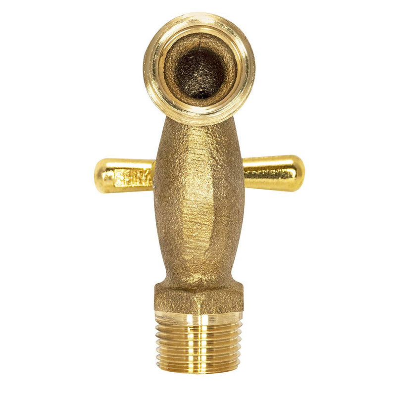 EZ-FLO 20181, Brass Irrigation Hose Bibb, MIP x 1/2 inch MHT, 1/2 inch 1/2 inch 1/2 inch MIP x 1/2 inch MHT - NewNest Australia