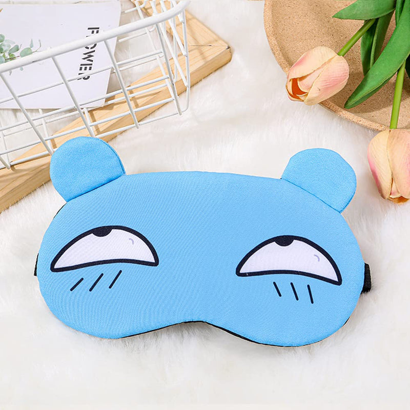 4 Pack Cute Sleeping Eye Masks, Soft Fluffy Sleeping Eye Masks Resting Eye Masks Travel Sleeping Eye Masks Kids Boys Girls Ladies Men Universal Daydream Sleeping Masks Cartoon Eye Masks 4 Pieces - NewNest Australia