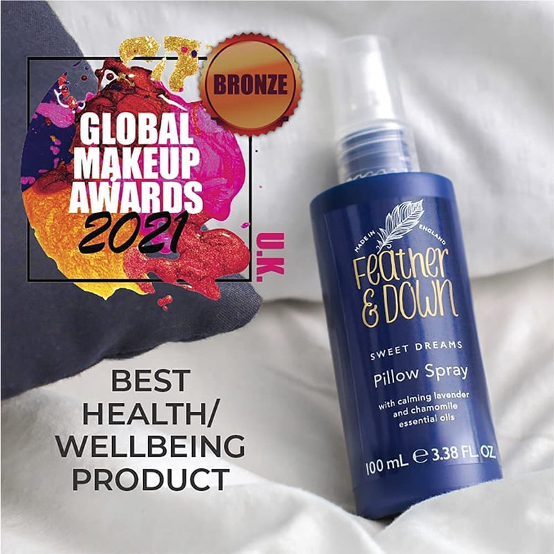 Feather & Down Sweet Dreams Limited Edition Pillow Spray (200ml) - with Calming Lavender & Chamomile Essential Oils. Encourages Calm, Tranquillity & a Restful Night's Sleep. Cruelty Free. - NewNest Australia