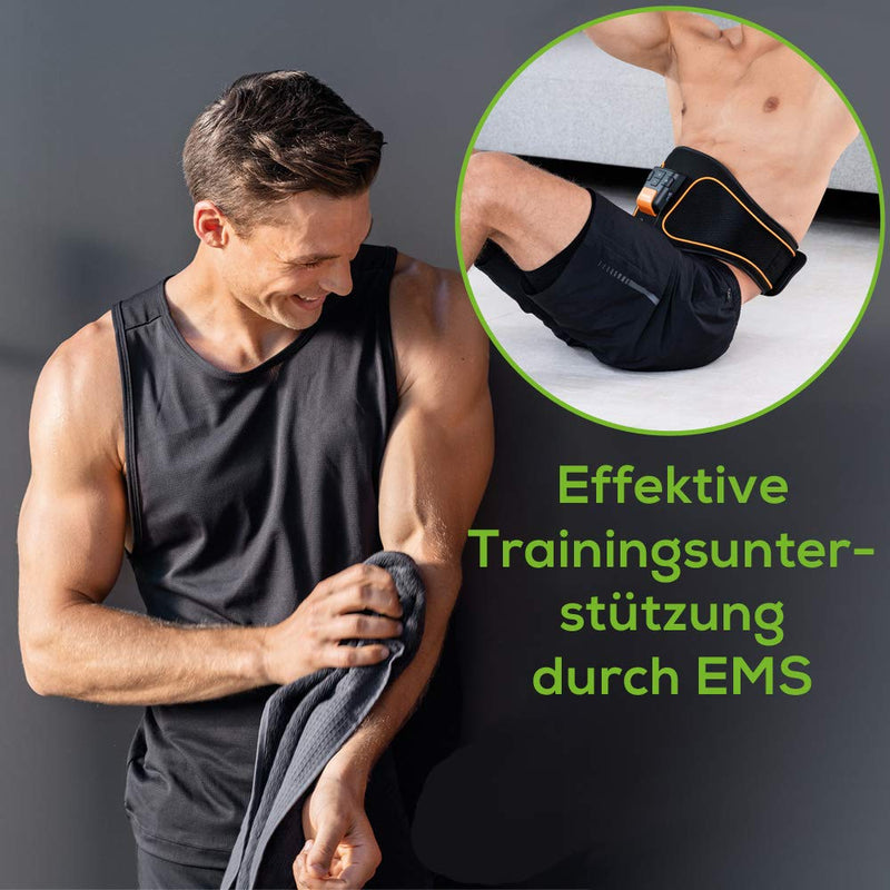 Beurer EM 37 abdominal muscle belt, EMS abdominal training, muscle stimulation to strengthen the abdominal muscles, regeneration, 1 piece, black, standard single - NewNest Australia