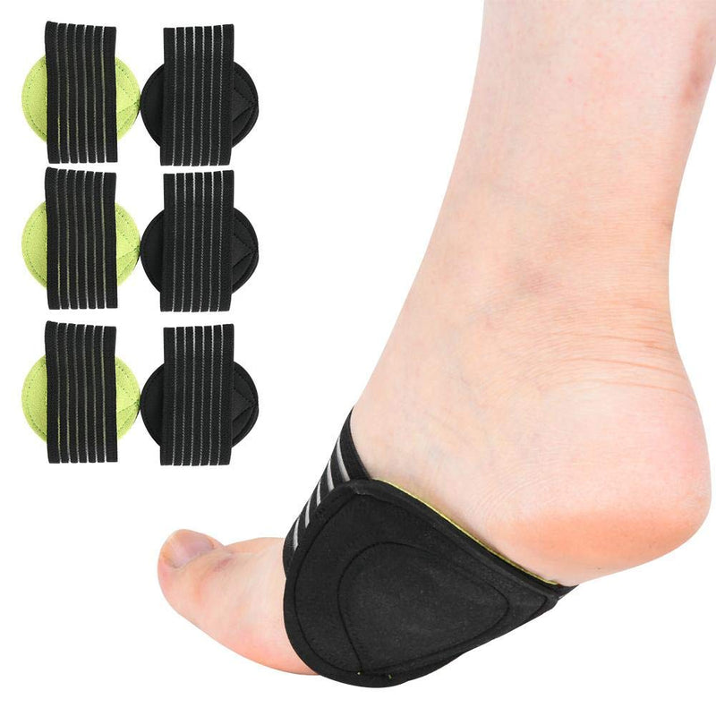 3 Pairs Foot Arch Supports, Brace Adjustable Strap, Fit Cushions for Men Women Pain Relief, High Arches Cushioned Pad for Plantar Fasciitis Heel Spurs, Shoe Insoles Pads Sore Relieve - NewNest Australia