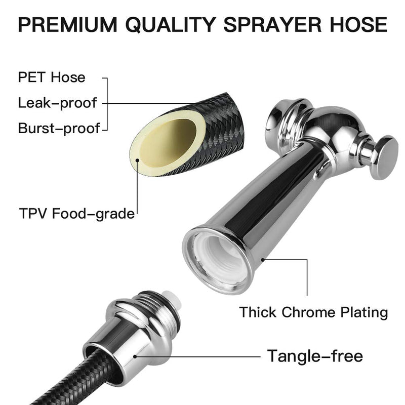 Kitchen Side Sprayer Chrome, Kitchen Sink Sprayer Head Replacement, Kitchen Sink Faucet Sprayer Hose, Kitchen Sprayer Head Replacement,Kitchen Sink Pull Out Spray head,Kitchen Sink Spray Hose - NewNest Australia