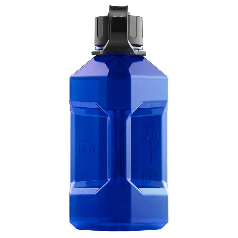 Alpha Bottle XL + Alpha Bottle 750 V2 – Anti-Bacterial BPA and DEHP Free Protein Shaker with BioCote® Technology. Ideal For Gym, Dieting, Bodybuilding Half Gallon 100% Food safe materials (Blue) Blue - NewNest Australia