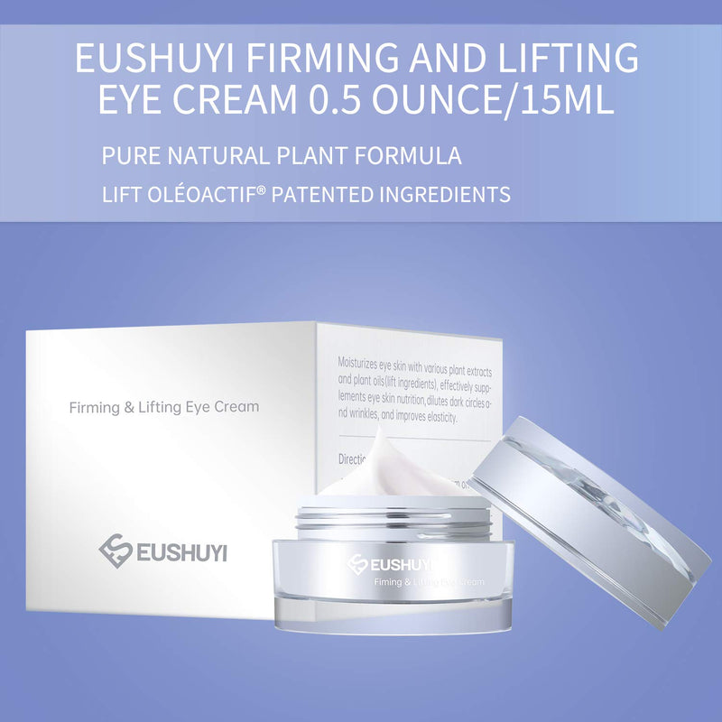 Eye Cream Firming& Lifting Eushuyi under and around eyes treatment for anti-aging, wrinkles, crow ’feet, fine lines, dark circles, bags and puffiness under eyes, 0.5ounce / 15g for every age women - NewNest Australia