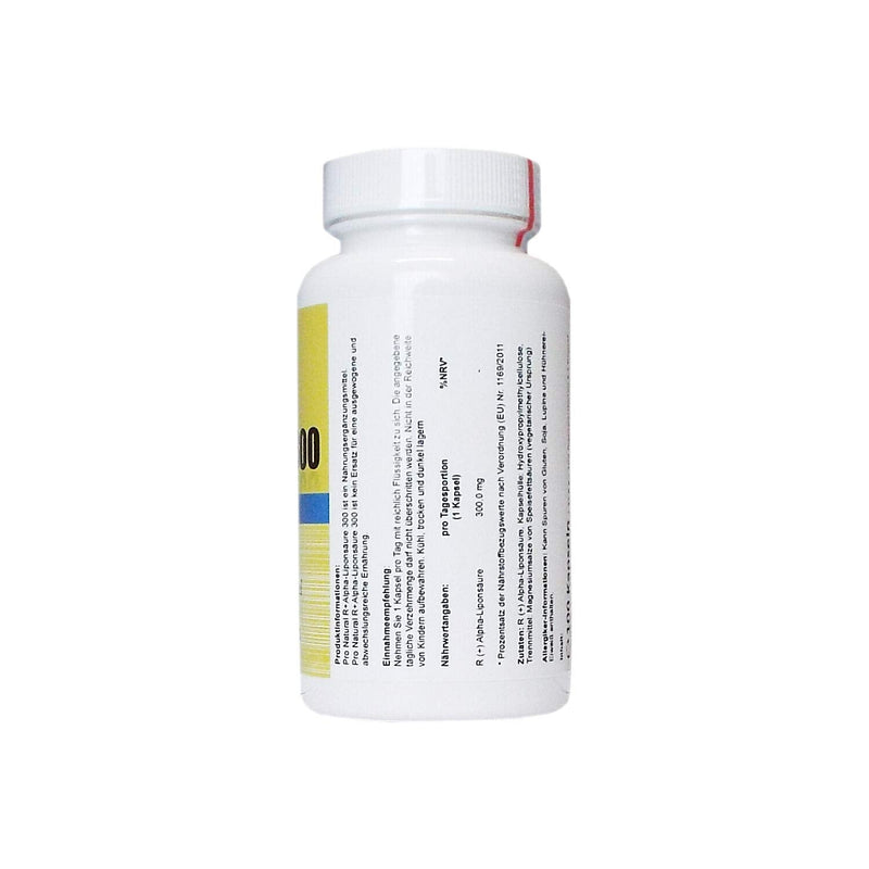 Pack of 3 Alpha lipoic acid biologically active R-form 300 mg 300 vegetarian capsules made in Germany (pure R (+) enantiomer, chromatographically purified) - NewNest Australia