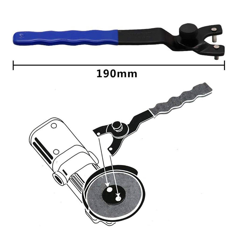 Grinder Wrench Adjustable Pin Spanner Wrench Angle Grinder Lock-Nut Wrench For Grinders - NewNest Australia