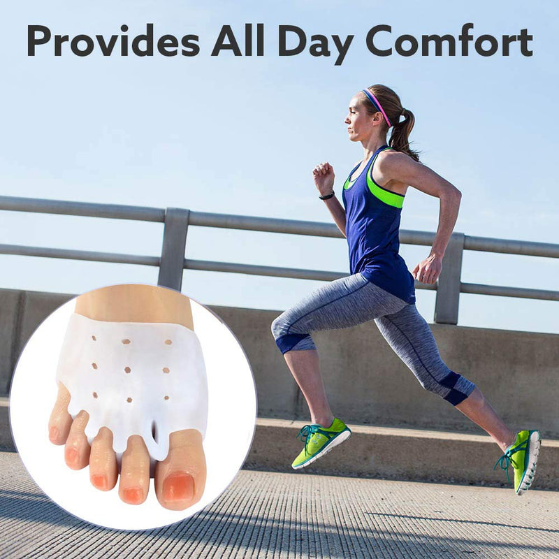 Gel Metatarsal Pads 6Pcs, Ball of Foot Cushions with Breathable Honeycomb Toe Separator Mortons Neuroma Callus Metatarsal Foot Pain Relief Bunion Forefoot Cushioning Relief Women - NewNest Australia