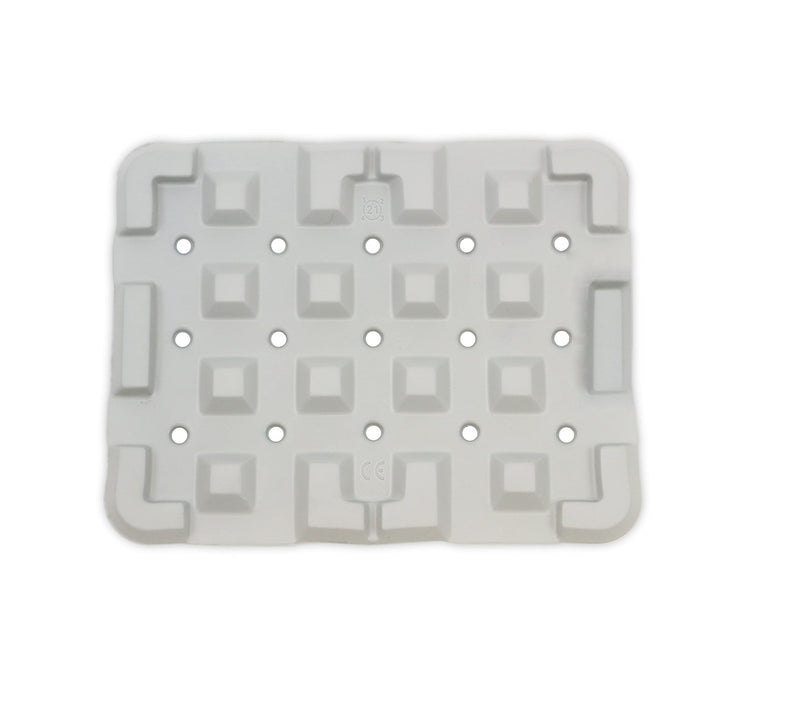 KMINA - Shower Seat Cushion Waterproof (13.7"x10.6"x1.3", Stool Not Included), Cushion for Shower Seat, Shower Chair Cushion, Shower Stool Cushion, Kneeling Pads for Gardening - Made in Europe - NewNest Australia