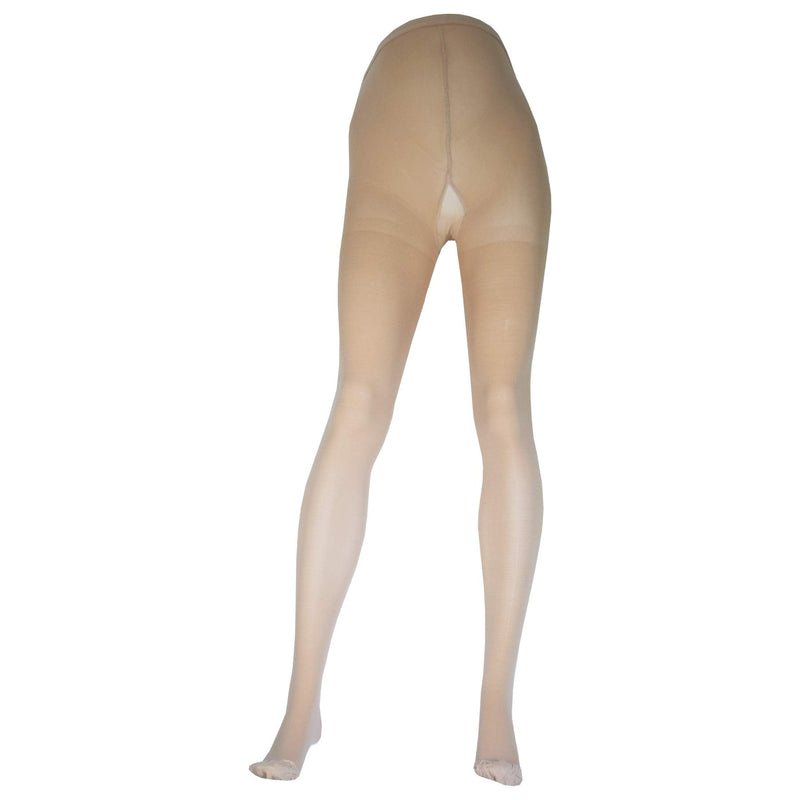 Truform 20-30 mmHg Compression Pantyhose, Plus Size Women's Support Tights Hosiery, Beige, Medium Medium (1 Pair) - NewNest Australia