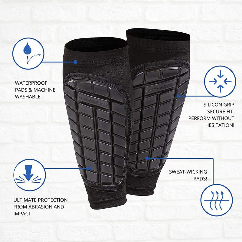 Bodyprox Soccer Shin Guards Sleeves for Men, Women and Youth Small - NewNest Australia
