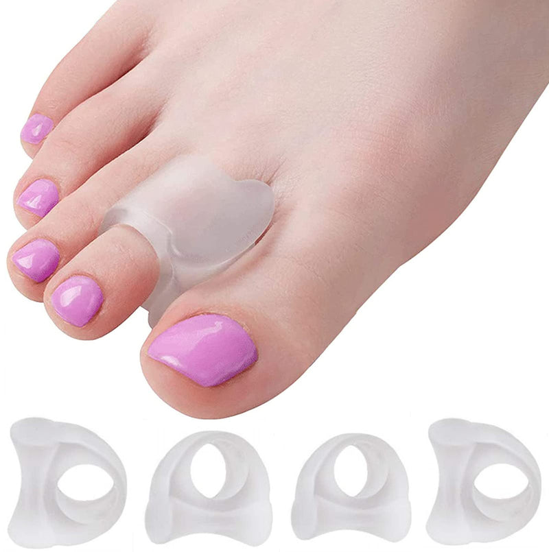 Gel Toe Separator, Small Toe Separator & Protector, 4 Pieces, New Material, Small Toe Valgus Corrector, For Overlapping Toes, Relief Small Toe Pressure And Pain. - NewNest Australia