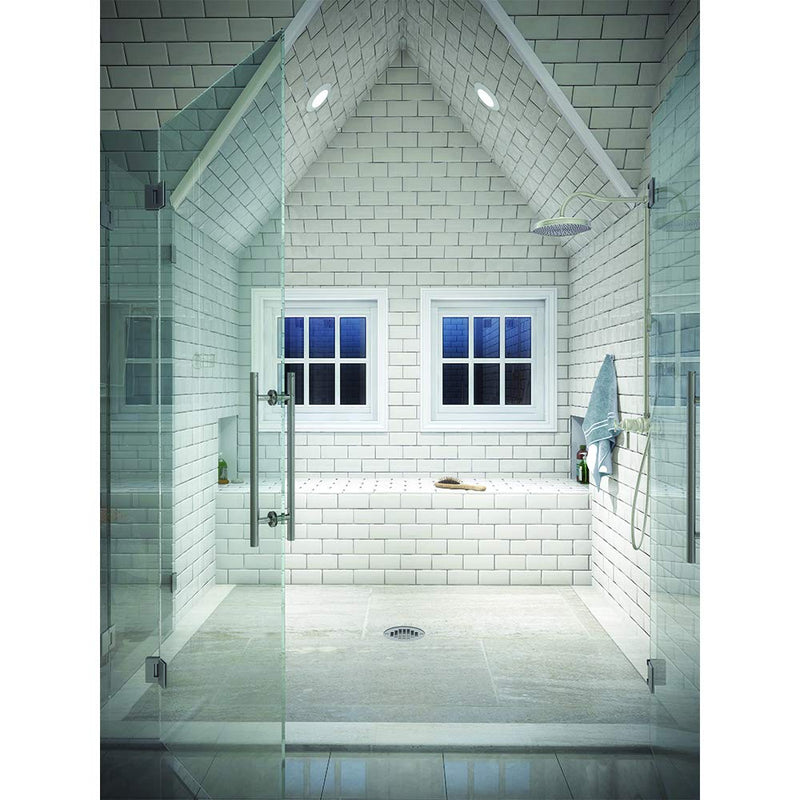 HALO 70PS Recessed Light Trim with Frosted Albalite Lens, White, 6 in. - NewNest Australia