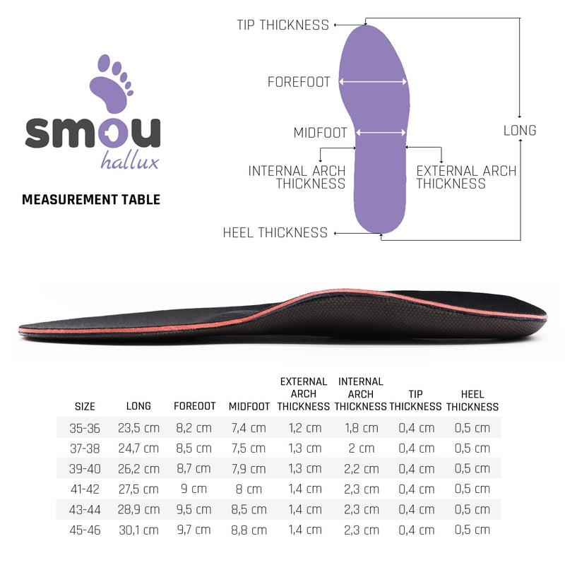 Smou Hallux Insoles For Hallux Valgus Shoes Women, Orthopedic Shoes For Men And Women, With Hallux Valgus Splint, Orthopedic Shoe Insoles In The Case Of Bunion, Black - NewNest Australia