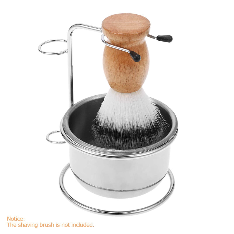 Shaving brush holder, Anself 2 in 1 men's shaving set, dry or wet shaving bowl + razor stand - NewNest Australia