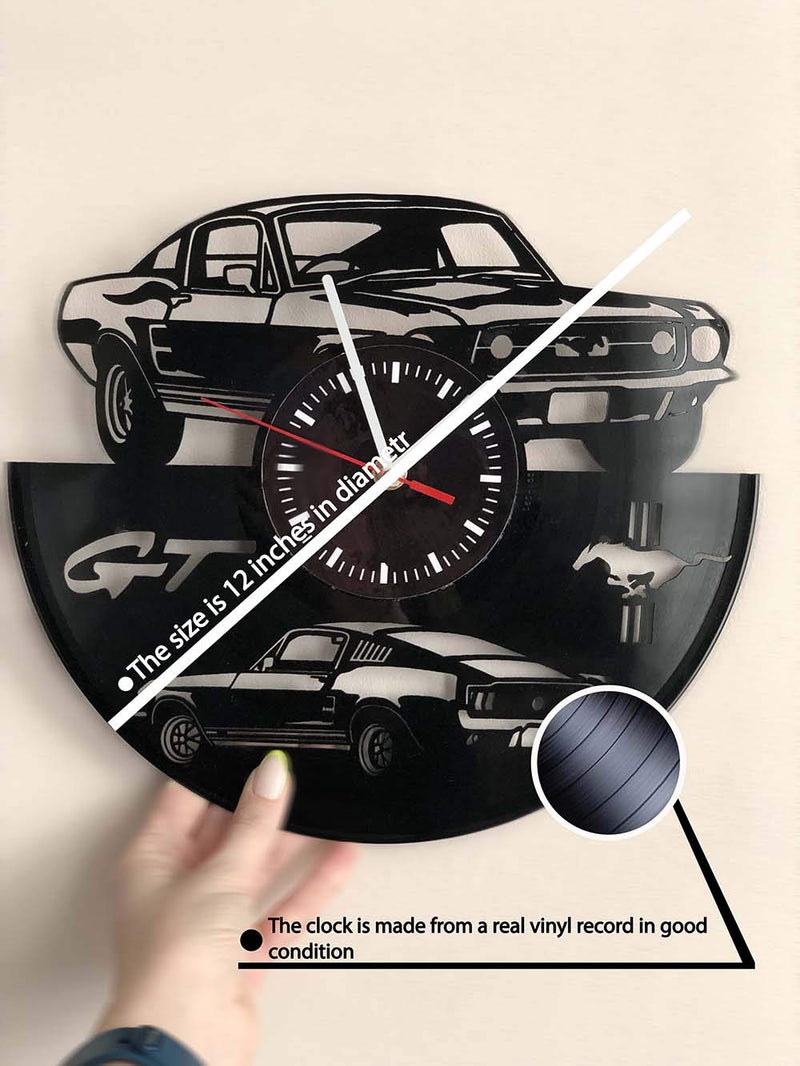 NewNest Australia - Kovides Rock and Roll Vinyl Record Music Wall Clock Music Wall Art Rock n Roll Clock Rock Wall Clock Modern Rock n Roll Gift Vintage Rock n Roll Vinyl Clock Music Home Decoration 12 inch Wall Clock 