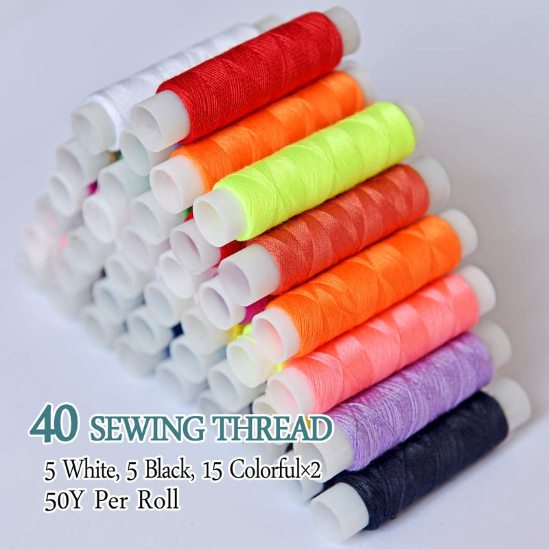 colored bird Sewing Project kit Sewing Thread Sewing Supplies Family Repair Kit Traveler Sewing kit DIY Sewing Supplies Organizer - NewNest Australia