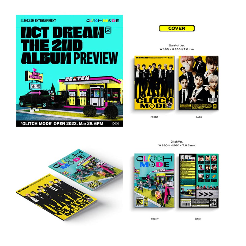 NCT Dream - Glitch Mode the 2nd Album Photobook version (A ver) A ver - NewNest Australia