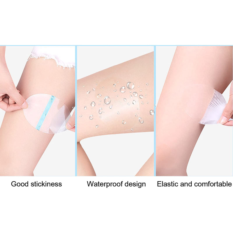 Sonew 10pcs Thigh Anti Friction Pads, Unisex Disposable Anti Chafe Body Thigh Tape Invisible Body Anti-Friction Pads for Outdoor Clear Color - NewNest Australia