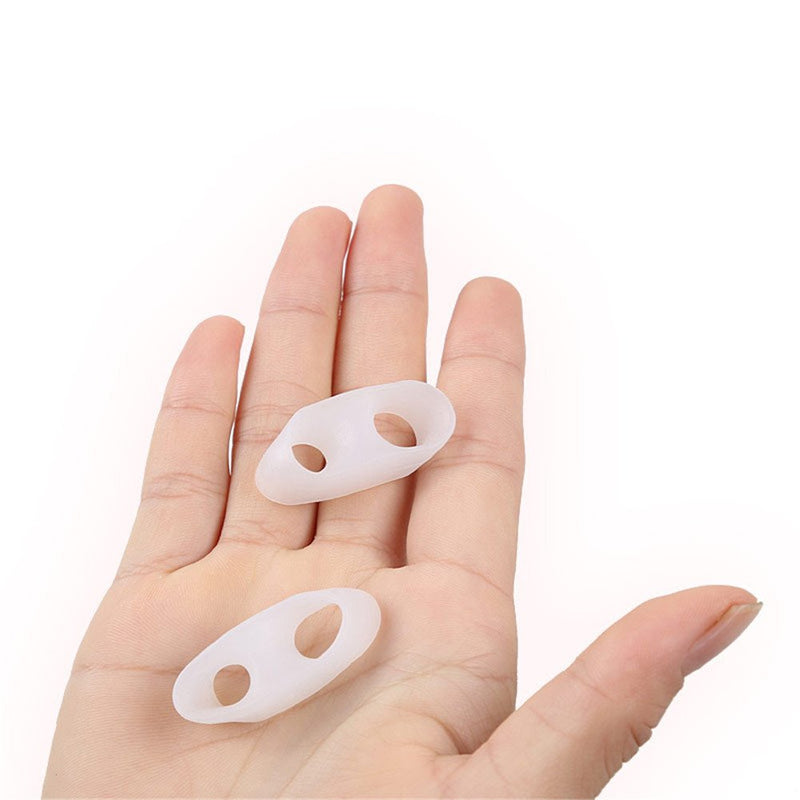 feifanshop 4 x silicone toe separators small toe friction protection toe separator hallux valgus - NewNest Australia